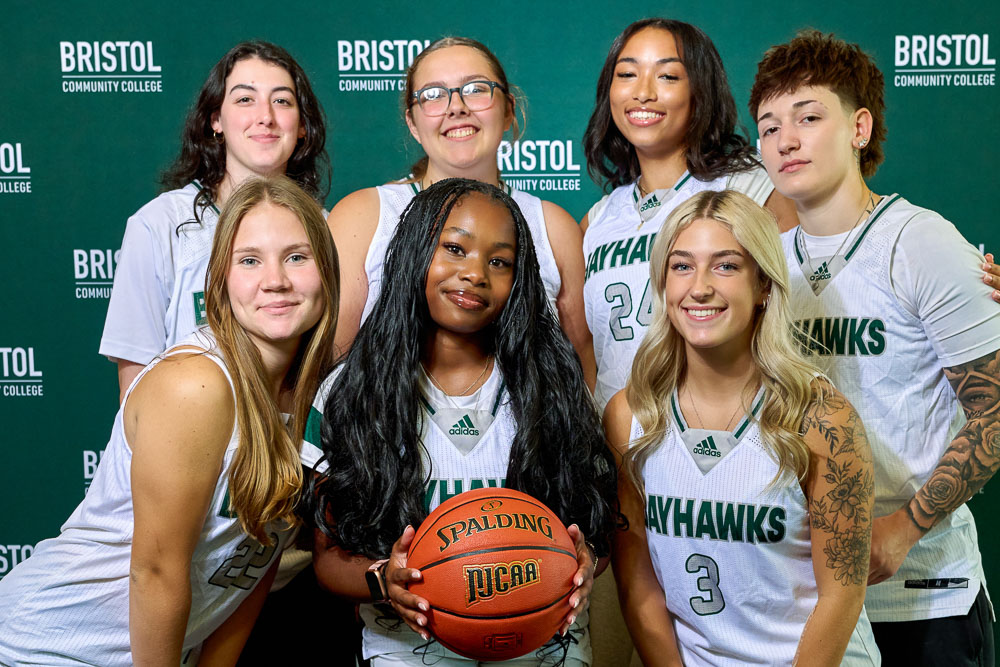 Bristol Community College Women's Basketball at Media Day