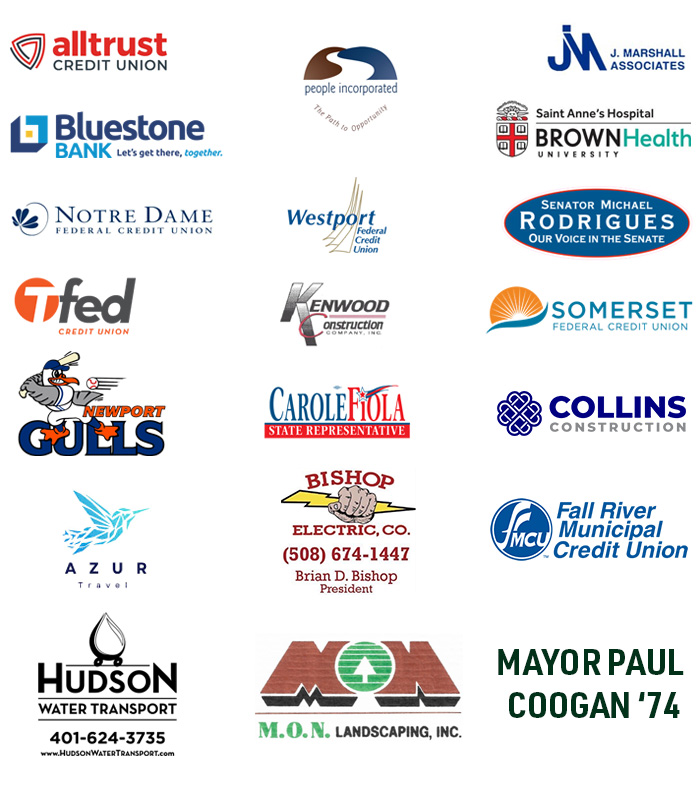 Hole sponsors for Bristol Community College Foundation's 30th Annual Birdies for Bayhawks Golf Tournament