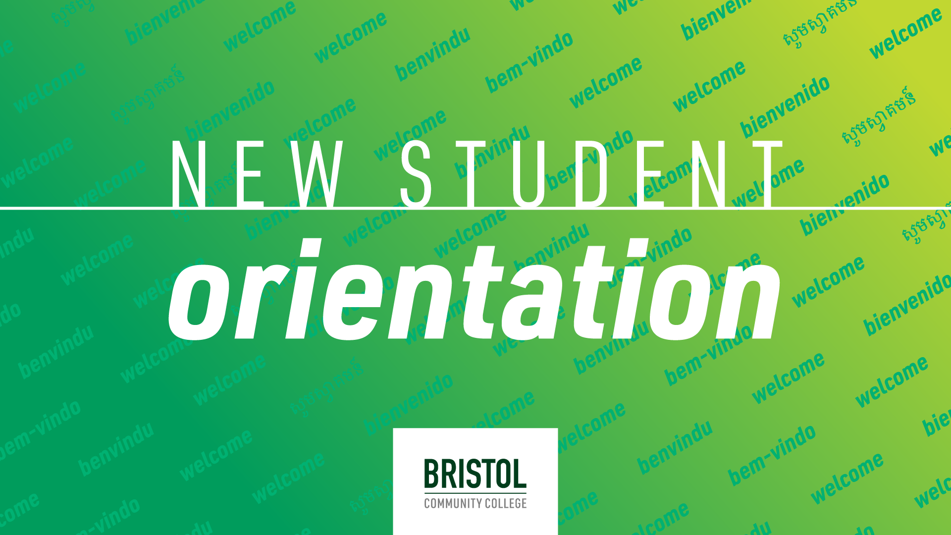 New Student Orientation graphic
