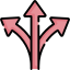 splitting arrows icon